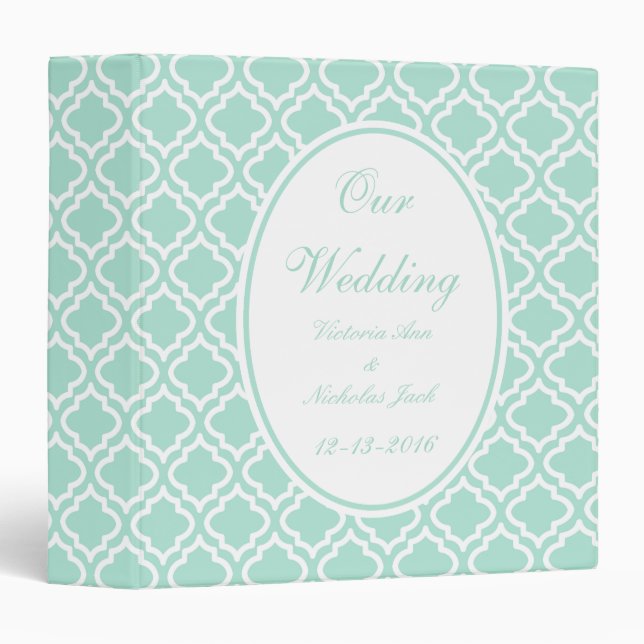 Classeur Cadeau de Mariage de monnaie personnalisée (Devant/Côté)