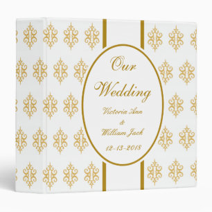 Classeur Cadeau de mariage personnalisé en dentelle pour al