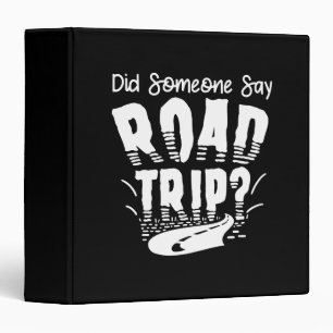 Classeur Cadeau de vacances pour voyage sur route