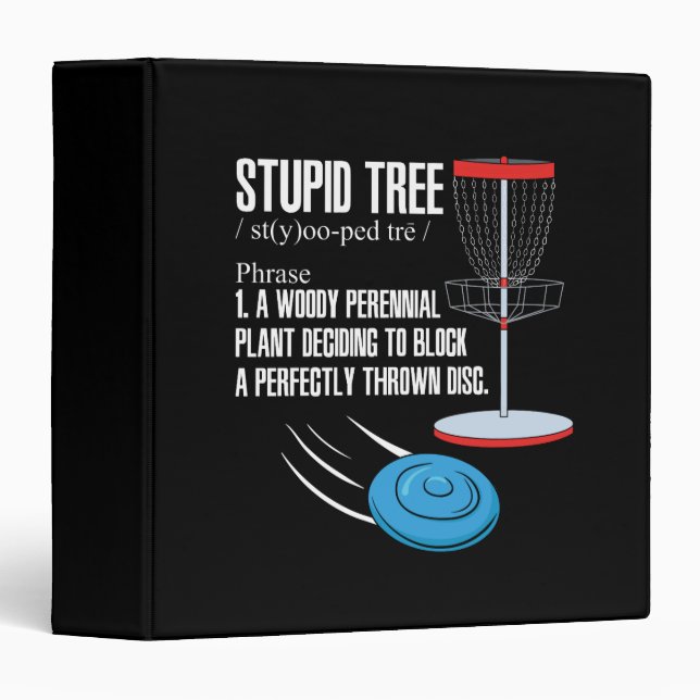 Classeur Cadeaux de golf sur disque (Devant/Côté)