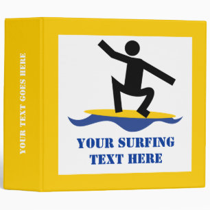 Classeur Cadeaux de surf, surfer sur sa planche de surf