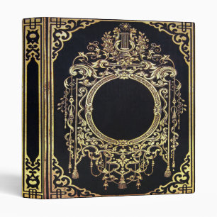 Classeur Cadre fleuri d'or de Falln (perfectionnez pour un