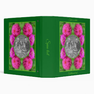 Classeur Cadre rose Zinnia Fleurs Créer Votre Propre Photo
