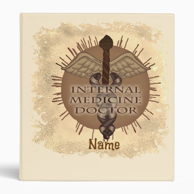 Classeur Caduceus internal medicine doctor binder (Devant)