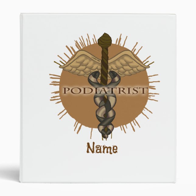 Classeur Caduceus, podiatre (Devant)