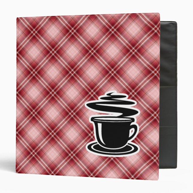 Classeur Café chaud Red Plaid (Devant/Intérieur)