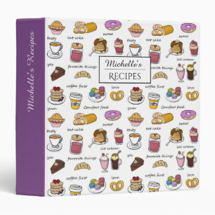 Classeur Café et recettes personnalisées par nourriture d