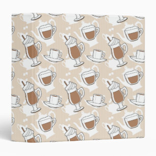 Classeur Café, motif doux