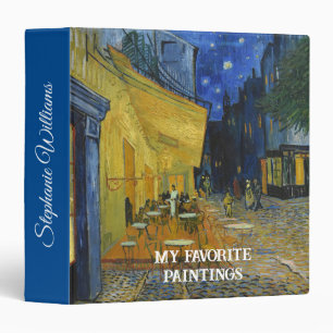 Classeur Café Terrasse par Vincent Van Gogh