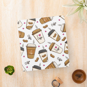 Classeur Cafés, Fèves de café, Amateur de café, Coeurs