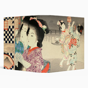 Classeur Cage de lucioles - Ukiyo-e Japonais Vintage