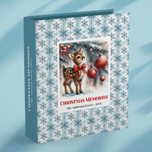 Classeur Cahier à anneaux pour enfants avec bébé cerf migno