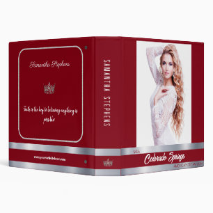Classeur Cahier de Concours sur Mesure Red Shine