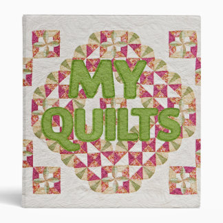 Classeur Cahier de notes à motif faux quilt quaker