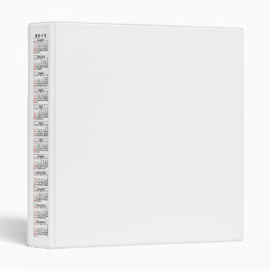 Classeur Calendrier 2012 - faites votre propre design arriè