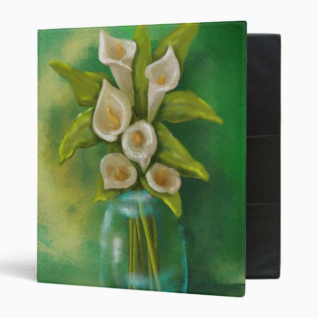 Classeur Calla Lilies (Devant/intérieur)