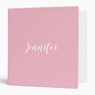Classeur Calligraphie personnalisée Jennifer Nom Design Ros