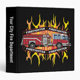 Classeur Camion de pompiers de sapeur-pompier
