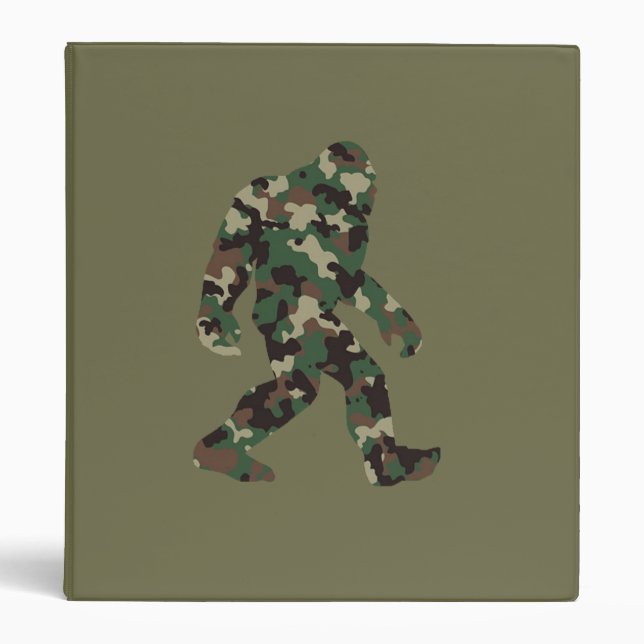 Classeur Camo Bigfoot Sasquatch (Devant)