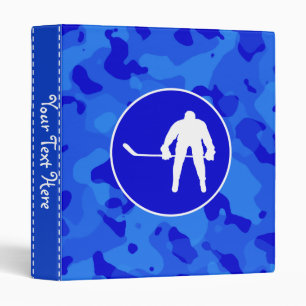 Classeur Camo Bleu ; Hockey Camouflage
