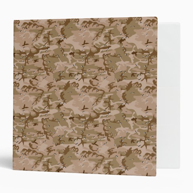 Classeur Camo du désert (Devant/intérieur)
