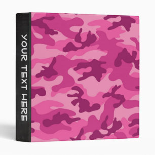 Classeur Camo rose clair, Camouflage