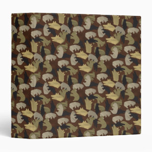 Classeur Camouflage animal Silhouette Brown