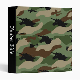 Classeur Camouflage de licorne