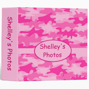 Classeur Camouflage en camo rose Ordinateur portable d'albu