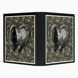Classeur Camouflage Heart - Femme Missing Man