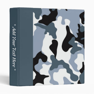 Classeur camouflage noir et gris