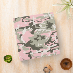 Classeur Camouflage rose et vert, Militaire, Armée