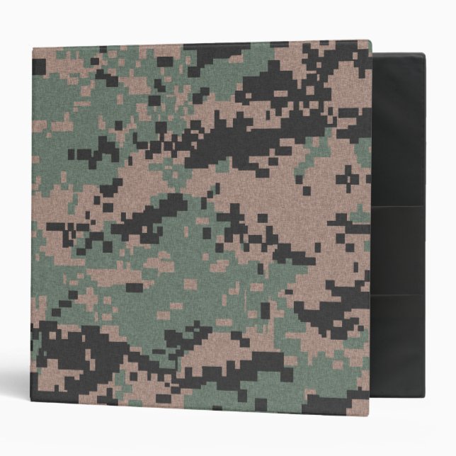 Classeur Camouflage vert (Devant/intérieur)