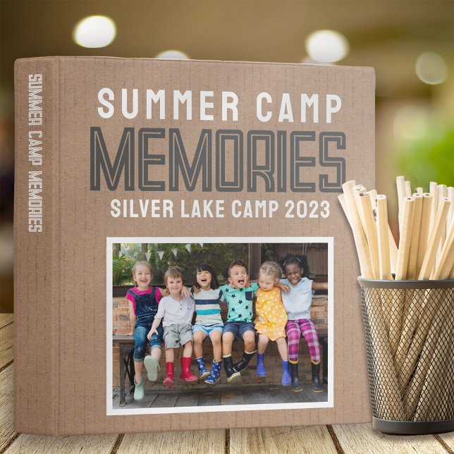 Classeur Camp d'été Souvenirs scrapbook photo (Créateur téléchargé)