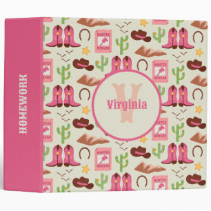 Classeur Campagne Bottes pour fille Adorable Bâton Cheval O