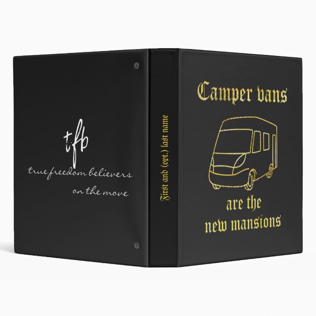 Classeur Camper Vans New Mansions Gold 1" Pers. (Arrière-plan)