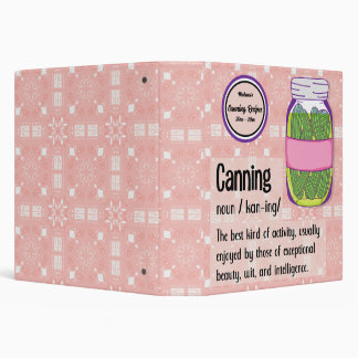Classeur Canning Preserving Garden Chroniques de légumes