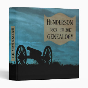 Classeur Canon De Guerre Civile À Dusk Généalogie