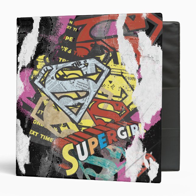 Classeur Capteurs de bande dessinée Supergirl 4 (Devant/Intérieur)