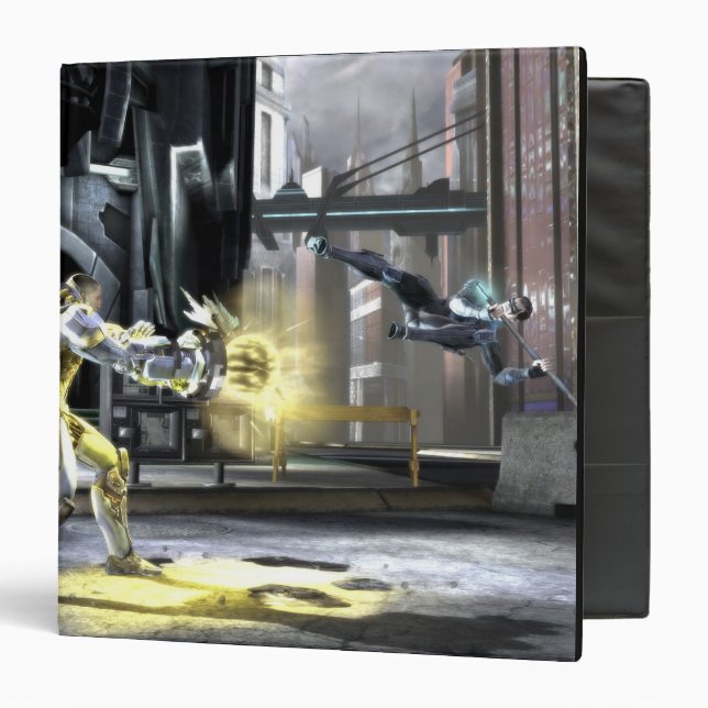 Classeur Capture d'écran : Cyborg vs Nightwing 2 (Devant/Intérieur)