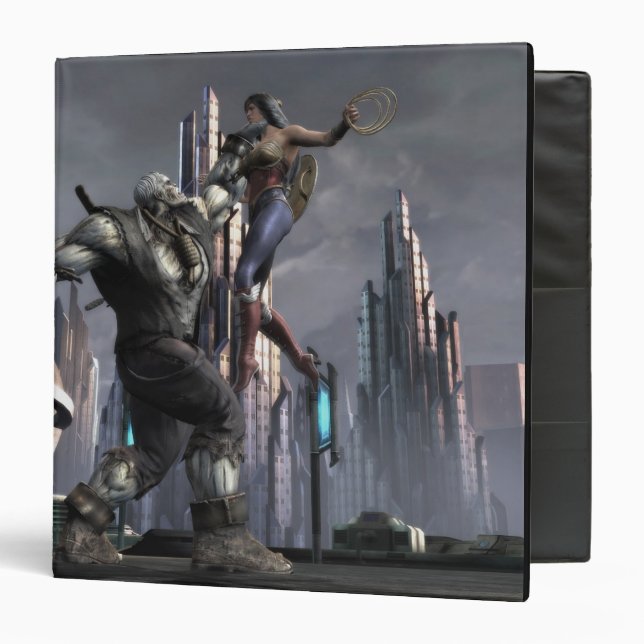 Classeur Capture d'écran : Grundy vs Wonder Woman (Devant/Intérieur)