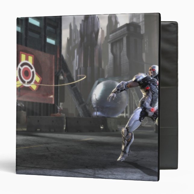 Classeur Capture d'écran : Wonder Woman vs Cyborg 2 (Devant/Intérieur)
