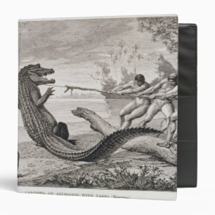 Classeur Capture d'un alligator avec le lasso