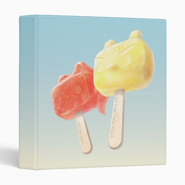 Classeur Caractère Popsicles (Devant/Côté)