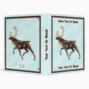 Classeur Caribou/Renne d'Art Populaire