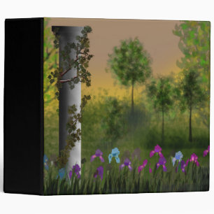 Classeur Caricature Abstraite paysage numérique forêt arbre