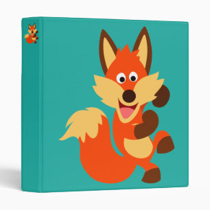 Classeur Caricature de danse mignonne Fox