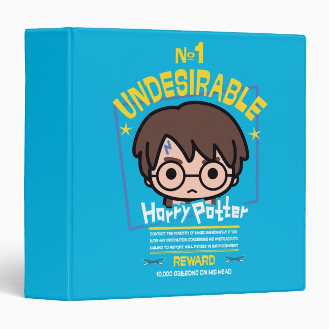 Classeur Caricature Harry Potter Poster Recherché Graphique (Devant/Côté)