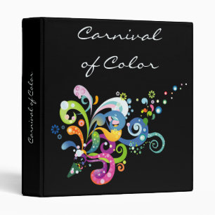 Classeur Carnaval de couleur