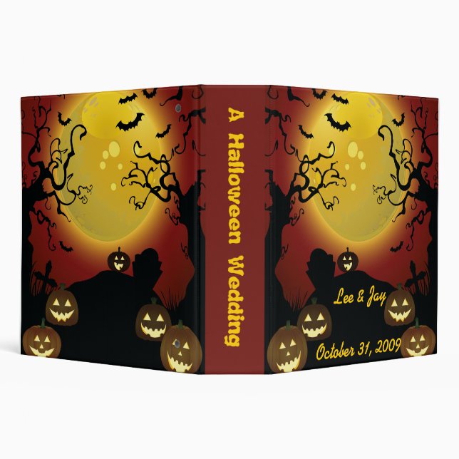 Classeur Carnet d'album photo Mariage d'Halloween (Arrière-plan)